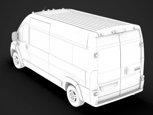 ram promaster window van 2500 hr 159wb 2020 3D Model