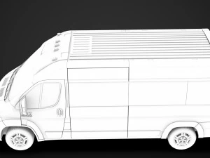 ram promaster window van 2500 hr 159wb 2020 3D Model
