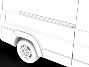 ram promaster window van 2500 hr 159wb 2020 3D Model