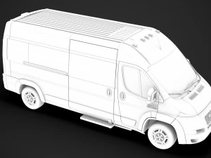ram promaster window van 2500 hr 159wb 2020 3D Model