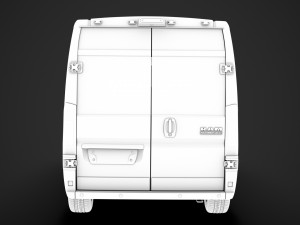ram promaster window van 2500 hr 159wb 2020 3D मॉडल
