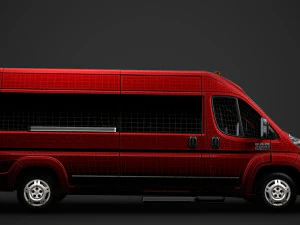 ram promaster window van 2500 hr 159wb 2020 3D Model