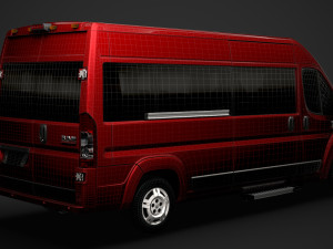 ram promaster window van 2500 hr 159wb 2020 3D मॉडल