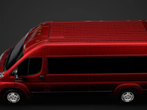 ram promaster window van 2500 hr 159wb 2020 3D Model