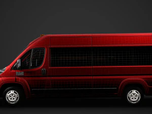 ram promaster window van 2500 hr 159wb 2020 3D Model