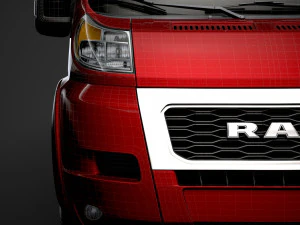 ram promaster window van 2500 hr 159wb 2020 3D Model