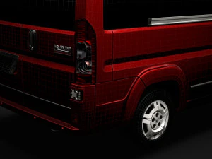 ram promaster window van 2500 hr 159wb 2020 3D Model