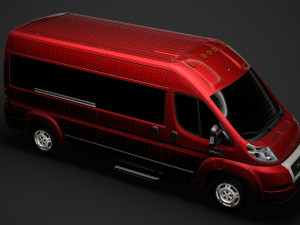 ram promaster window van 2500 hr 159wb 2020 3D मॉडल
