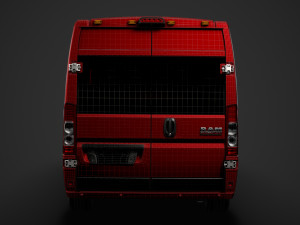 ram promaster window van 2500 hr 159wb 2020 3D मॉडल