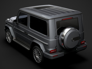 mercedes benz g 550 3d w463 2020 3D 모델
