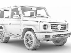 mercedes benz g 550 3d w463 2020 3D 모델