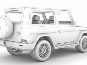 mercedes benz g 550 3d w463 2020 3D 모델