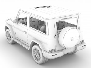 mercedes benz g 550 3d w463 2020 3D 모델