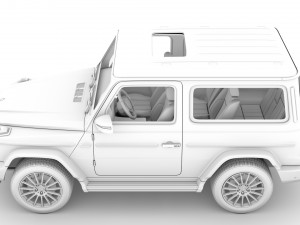 mercedes benz g 550 3d w463 2020 3D 모델