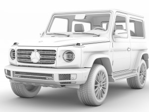 mercedes benz g 550 3d w463 2020 3D 모델