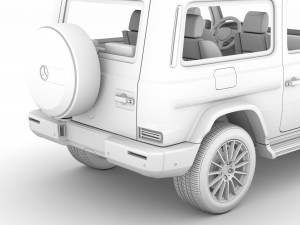 mercedes benz g 550 3d w463 2020 3D 모델