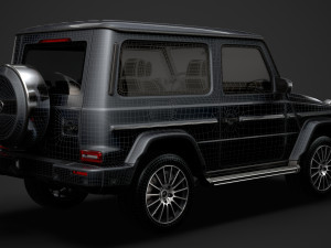 mercedes benz g 550 3d w463 2020 3D 모델