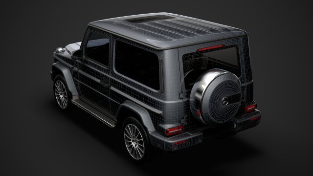 Mercedes-Benz G-Klasse (W463) AMG 2022 3D-Modell - Herunterladen
