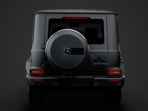 mercedes benz g 550 3d w463 2020 3D 모델