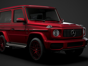 mercedes amg g 63 worldwide 3d w463 2020 3D Model