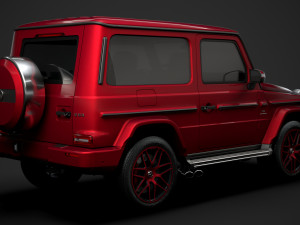 mercedes amg g 63 worldwide 3d w463 2020 Model 3D