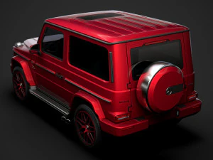 mercedes amg g 63 mondiale 3d w463 2020 Modello 3D
