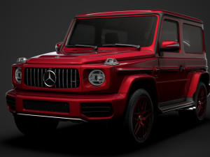 mercedes amg g 63 worldwide 3d w463 2020 Model 3D