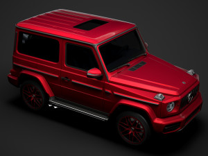 mercedes amg g 63 worldwide 3d w463 2020 Model 3D