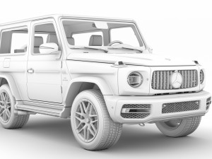 mercedes amg g 63 worldwide 3d w463 2020 Model 3D