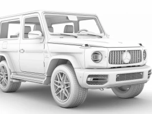 mercedes amg g 63 mondiale 3d w463 2020 Modello 3D