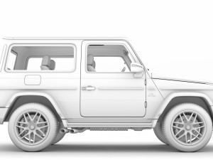 mercedes amg g 63 worldwide 3d w463 2020 Model 3D