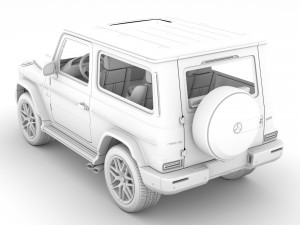 mercedes amg g 63 worldwide 3d w463 2020 Model 3D