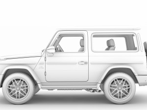 mercedes amg g 63 worldwide 3d w463 2020 Model 3D