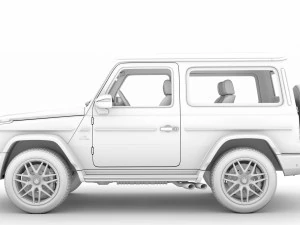 mercedes amg g 63 mondiale 3d w463 2020 Modello 3D