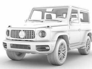 mercedes amg g 63 worldwide 3d w463 2020 Model 3D