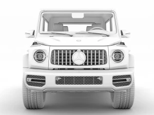 mercedes amg g 63 mondiale 3d w463 2020 Modello 3D