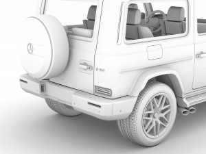 mercedes amg g 63 worldwide 3d w463 2020 Model 3D