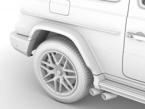 mercedes amg g 63 mondiale 3d w463 2020 Modello 3D