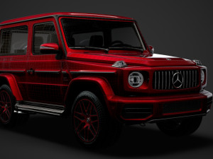 mercedes amg g 63 worldwide 3d w463 2020 Model 3D