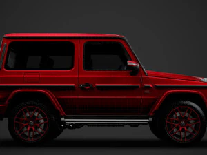 mercedes amg g 63 mondiale 3d w463 2020 Modello 3D