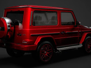 mercedes amg g 63 mondiale 3d w463 2020 Modello 3D