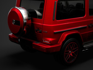 mercedes amg g 63 worldwide 3d w463 2020 Model 3D