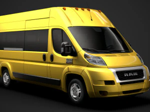 ram promaster janela van 3500 h3 159wb 2020 Modelo 3D