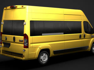 ram promaster window van 3500 h3 159wb 2020 Model 3D