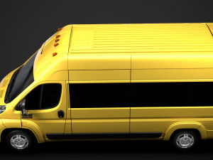 ram promaster window van 3500 h3 159wb 2020 Model 3D