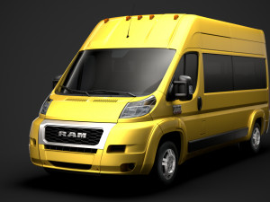 ram promaster window van 3500 h3 159wb 2020 Model 3D