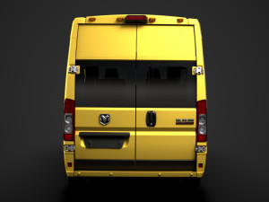 ram promaster window van 3500 h3 159wb 2020 Model 3D