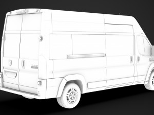 ram promaster window van 3500 h3 159wb 2020 Model 3D