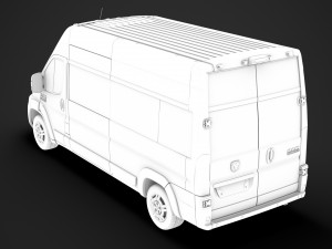 ram promaster window van 3500 h3 159wb 2020 Model 3D