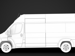 ram promaster window van 3500 h3 159wb 2020 Model 3D